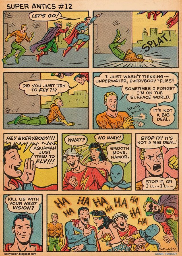 You may not know: Superhero Aquaman can actually fly? 1